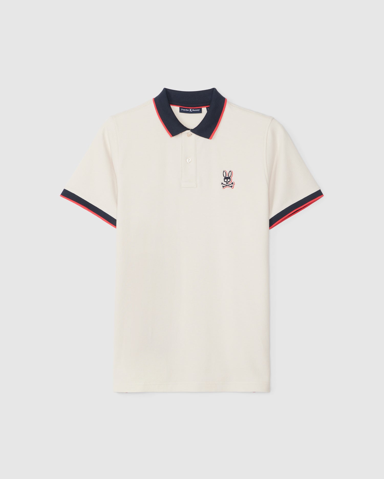 MENS BEIGE KAYDEN PIQUE POLO | PSYCHO BUNNY