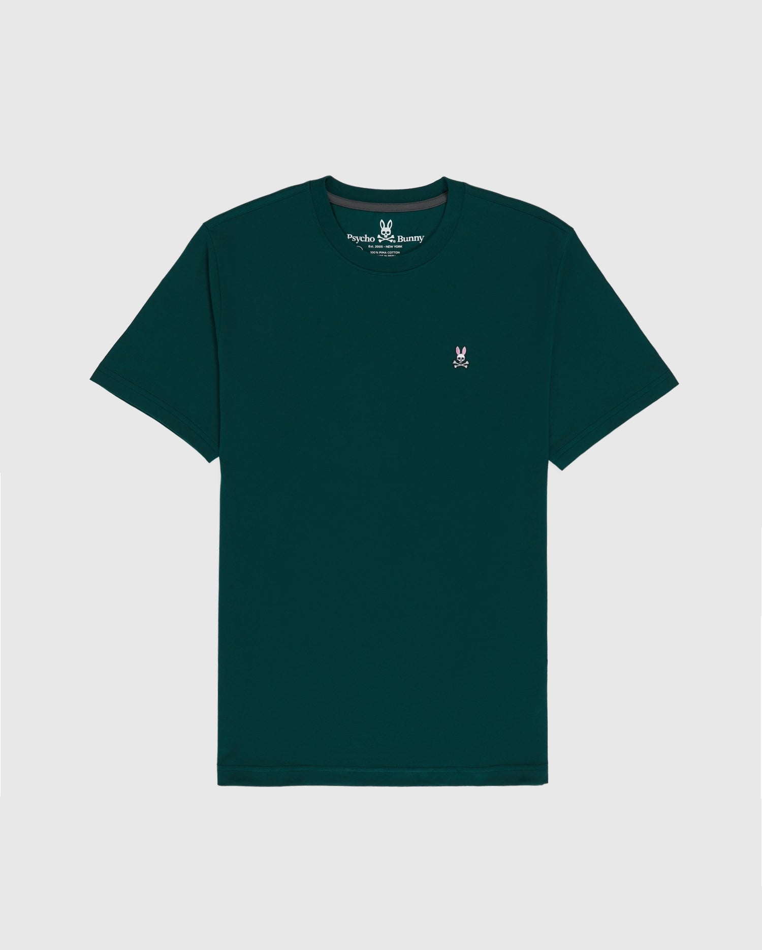 MENS GREEN CLASSIC CREW NECK TEE | PSYCHO BUNNY