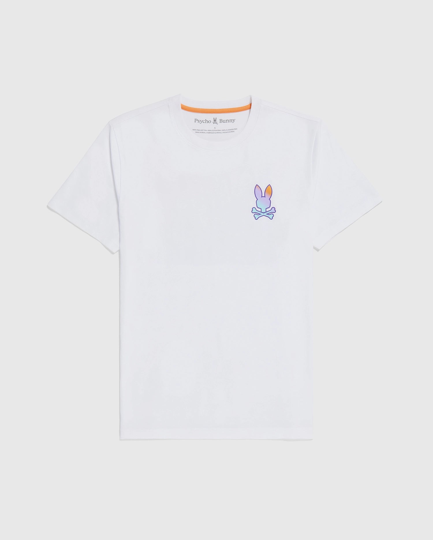 MENSWHITE PALM SPRINGS BACK GRAPHIC TEE | PSYCHO BUNNY