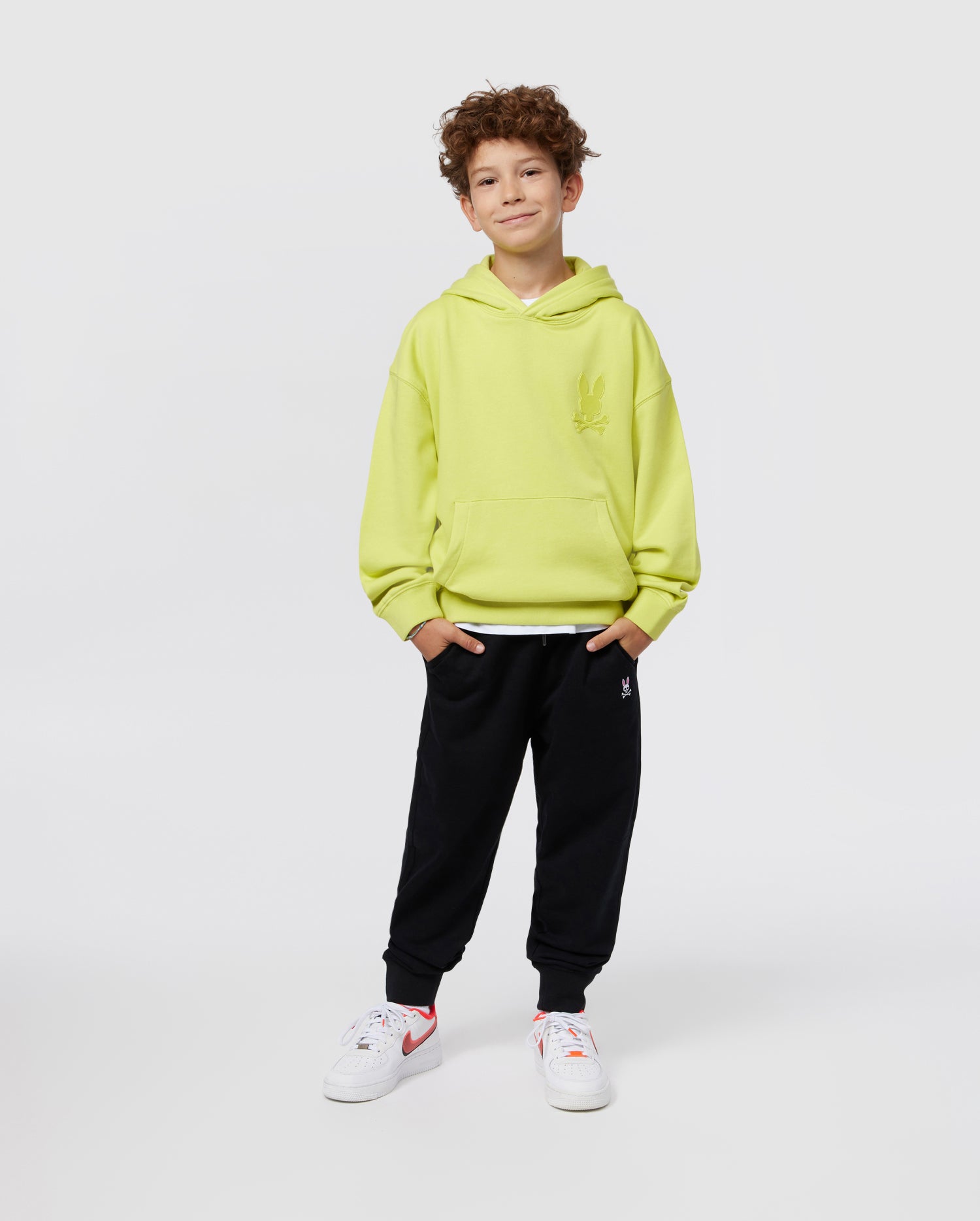 KIDS LIME SACRAMENTO RELAXED FIT HOODIE | PSYCHO BUNNY – Psycho Bunny