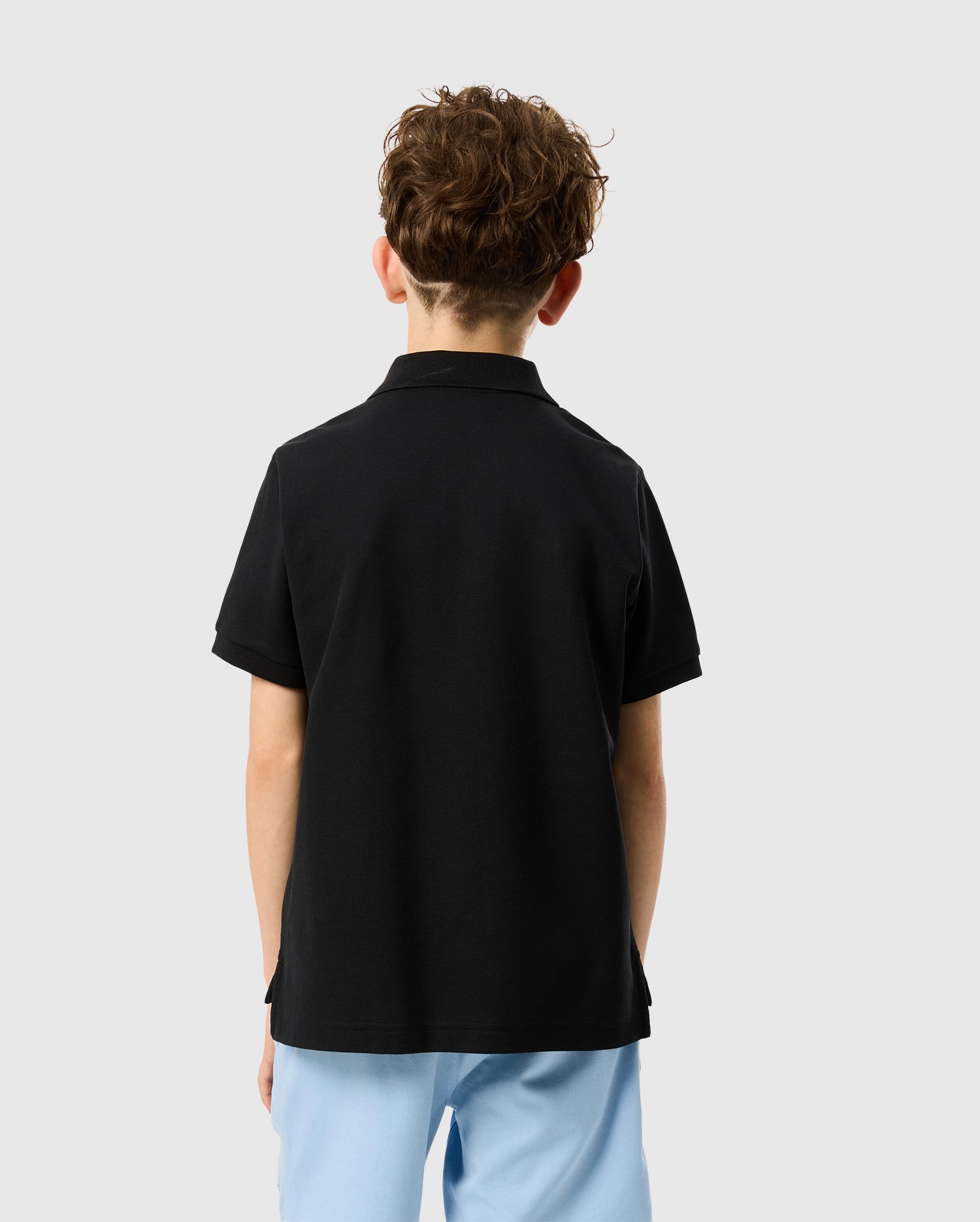 KIDS CLASSIC BLACK POLO PSYCHO BUNNY