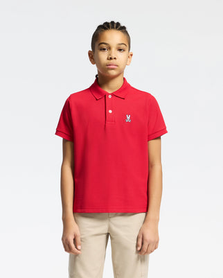 KIDS CLASSIC PIQUE POLO SHIRT - B0K001CRPC