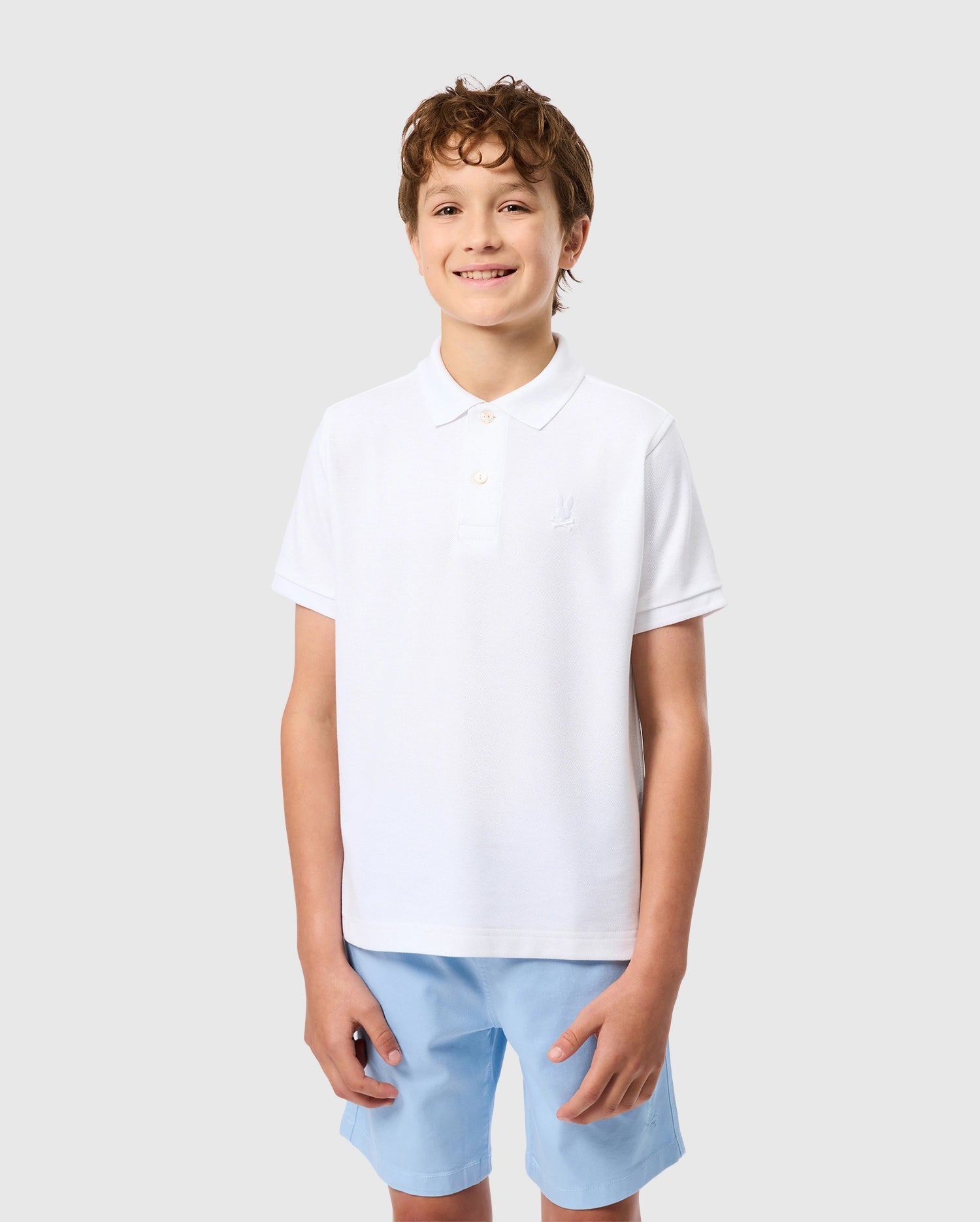 KIDS CLASSIC PIQUE POLO SHIRT - B0K021AR00