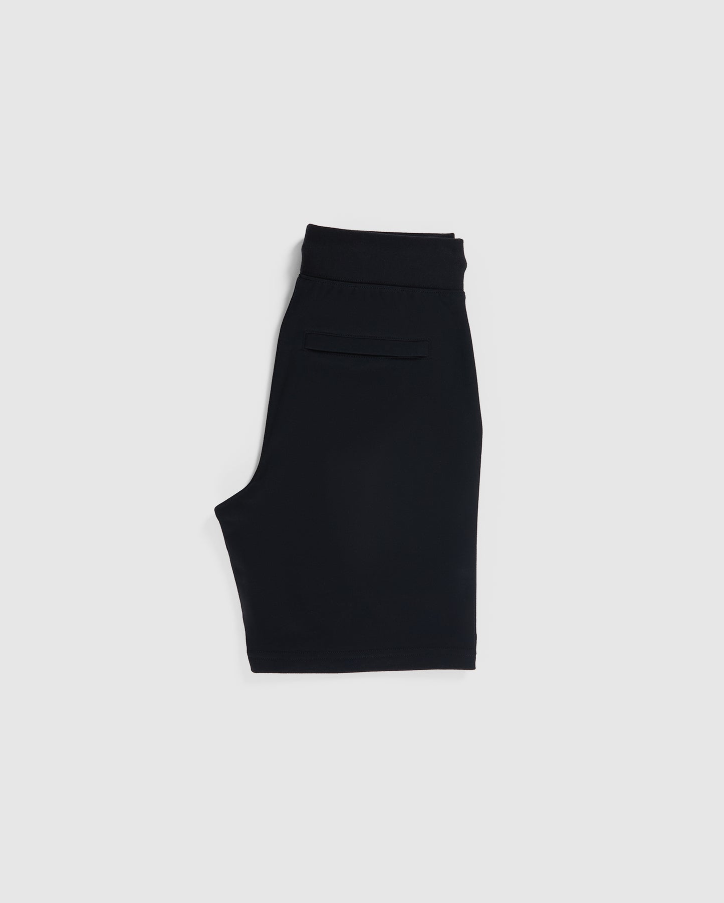 KIDS BLACK FRENCH TERRY SHORTS