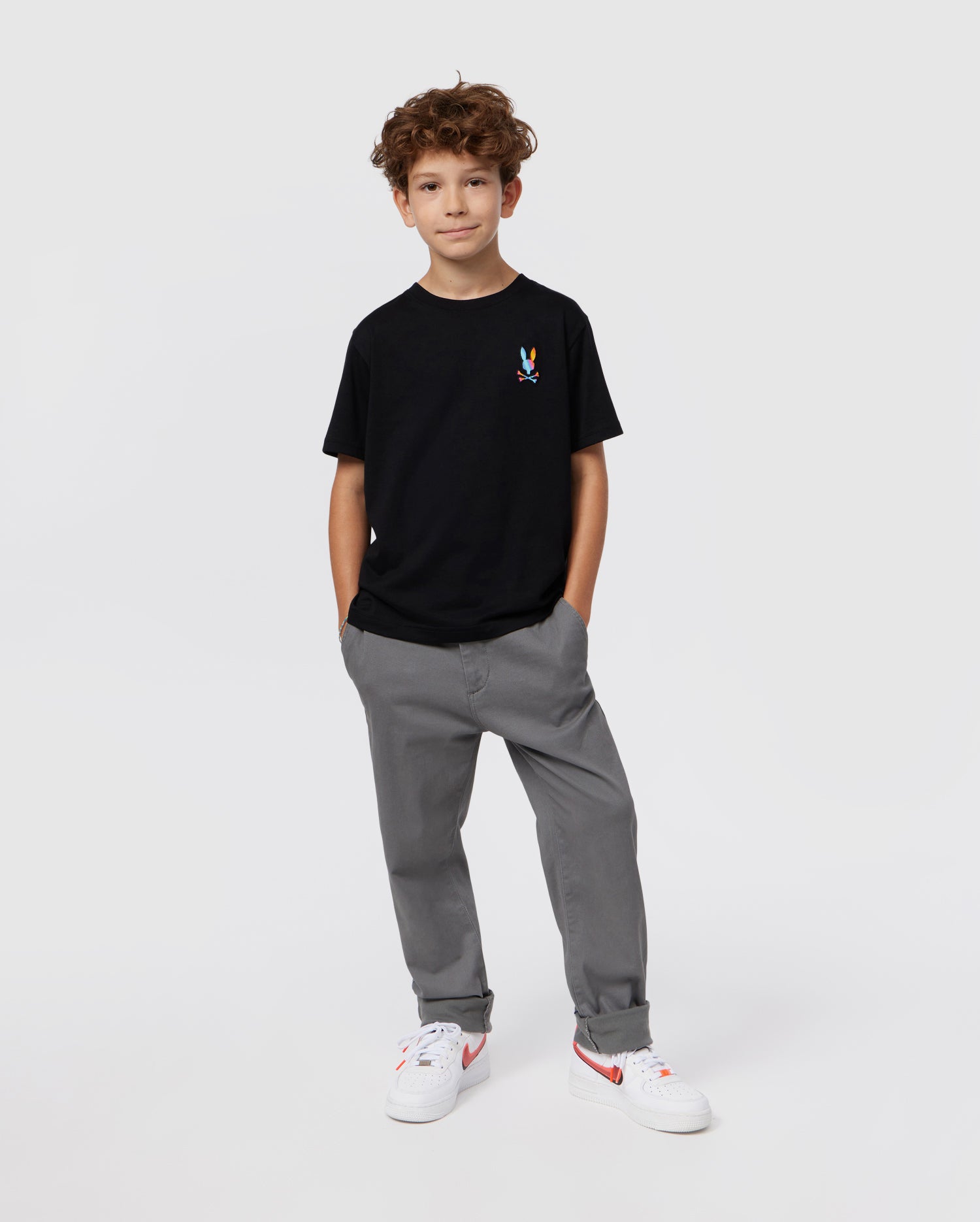 KIDS BLACK MARTINEZ BACK GRAPHIC TEE | PSYCHO BUNNY – Psycho Bunny