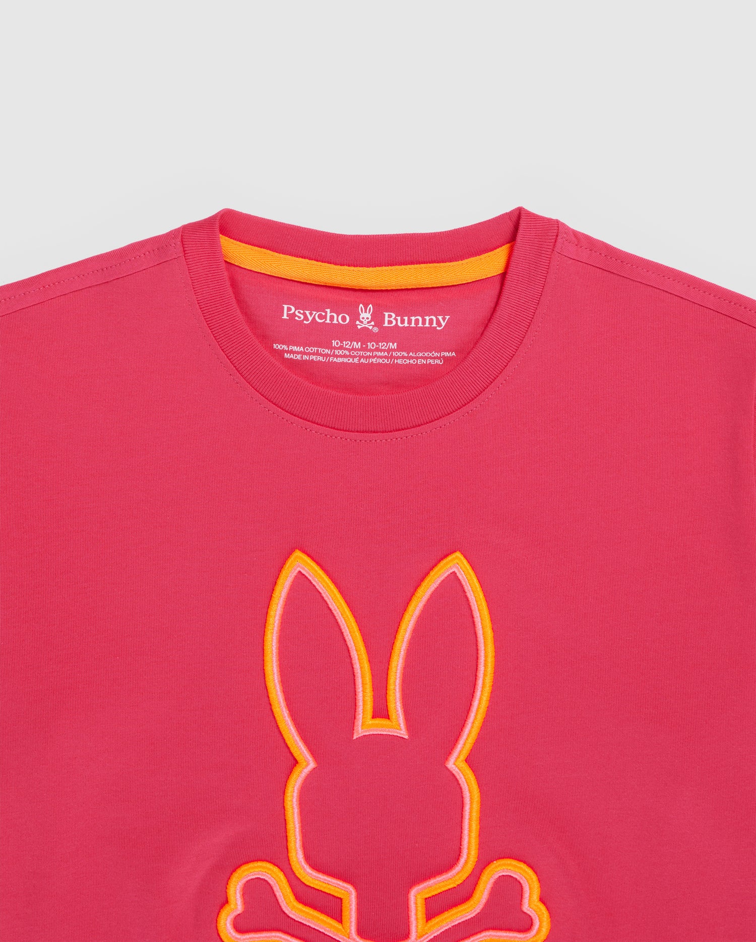 KIDS PINK SANTA MONICA EMBROIDERED GRAPHIC TEE | PSYCHO BUNNY – Psycho ...