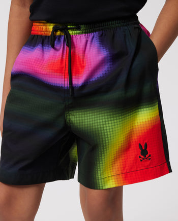 Psycho Bunny Ligon Swim Trunks Black