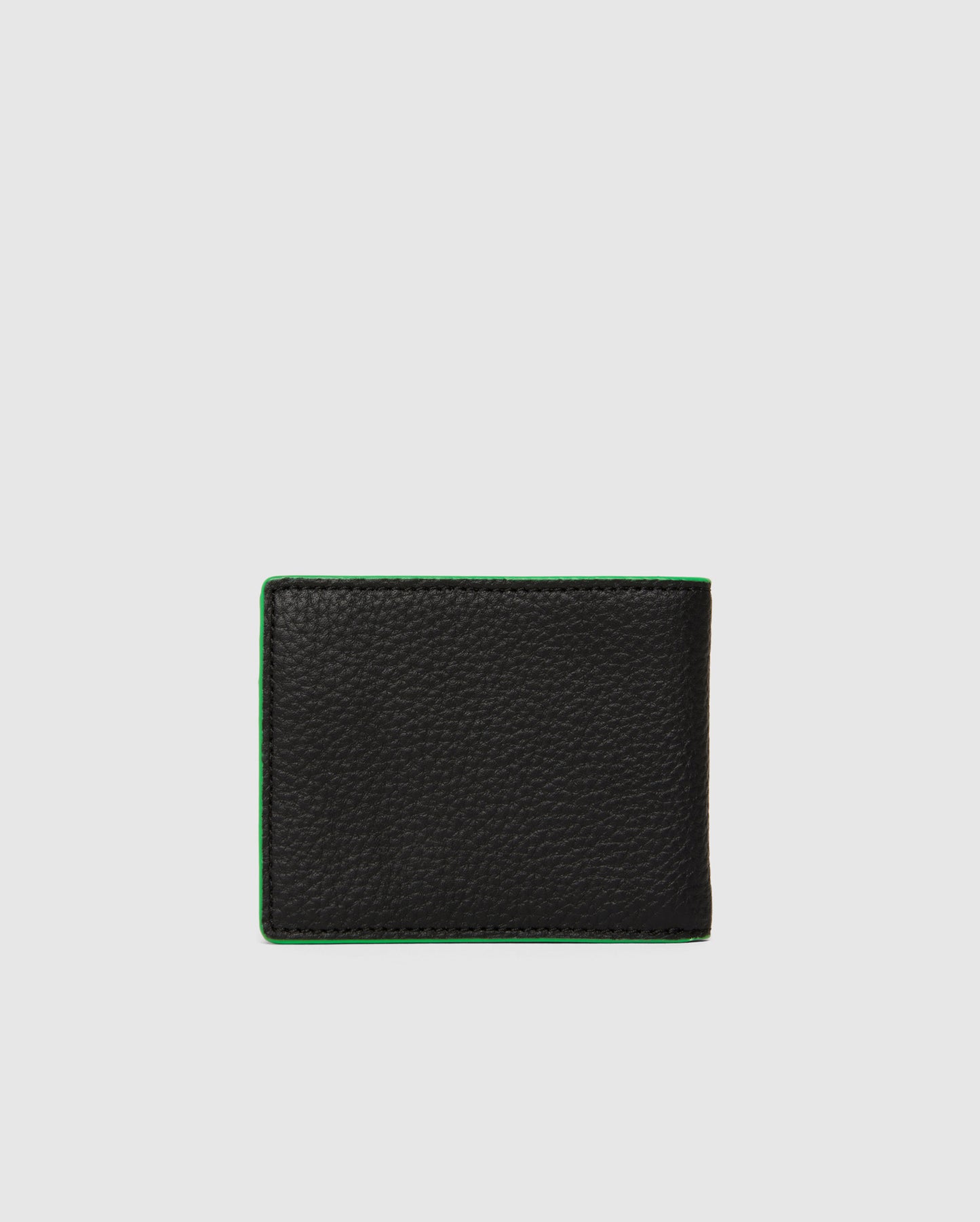 Psycho Bunny Billfold Leather Wallet - Black | NYCMode