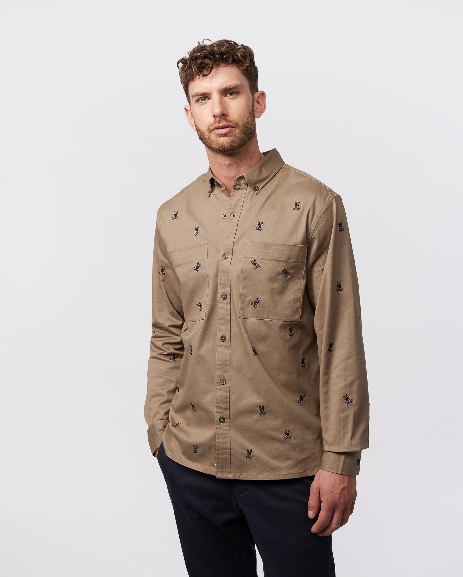 Louis Vuitton Solid Casual Button-Down Shirts for Men for sale