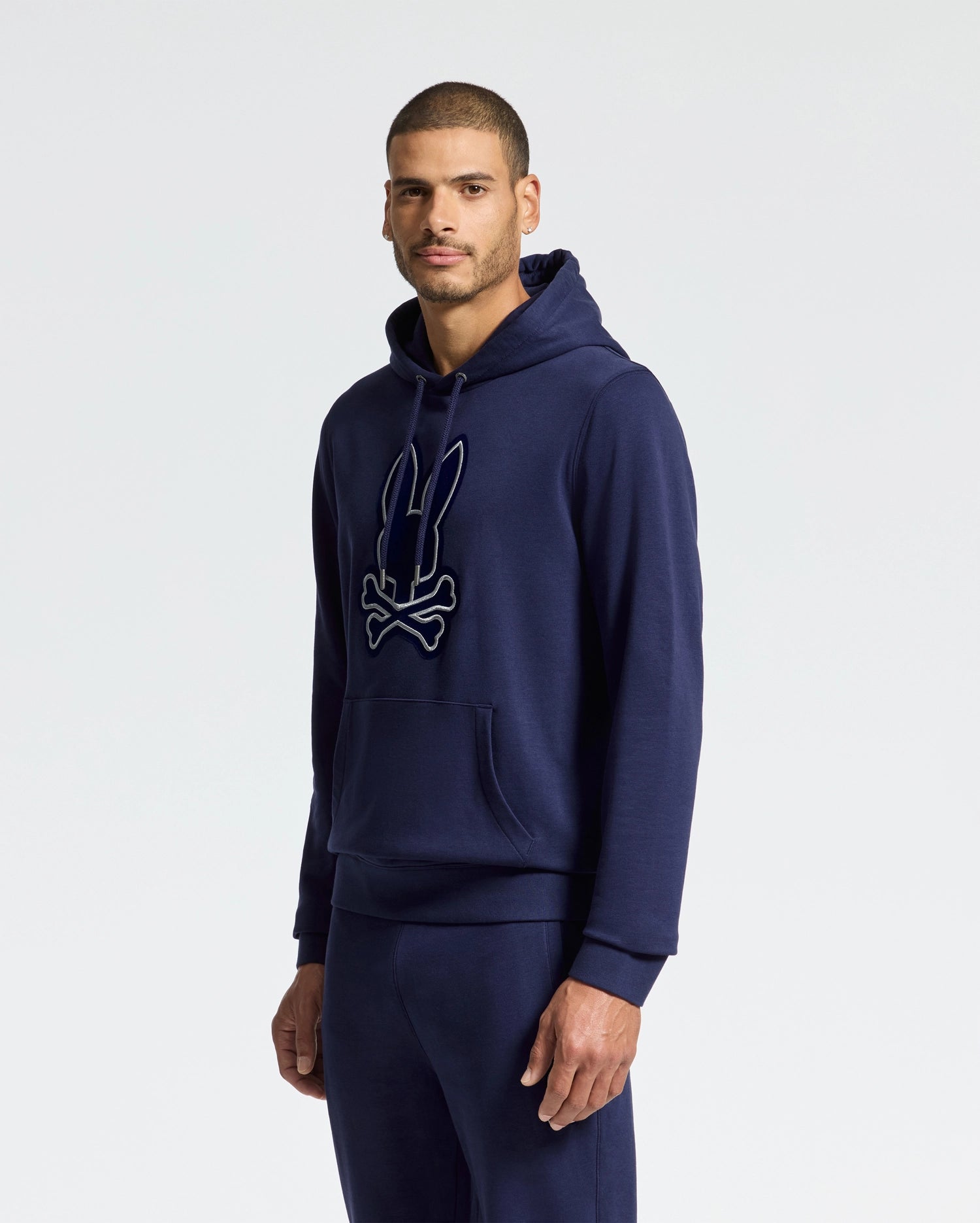 PsychoBunny Navy Full Zip 2024 Hoodie Size: L