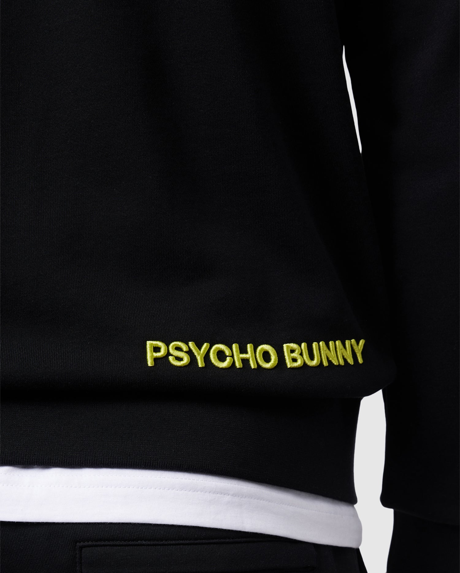 MENS BLACK BUFFALO ZIP HOODIE | PSYCHO BUNNY – Psycho Bunny