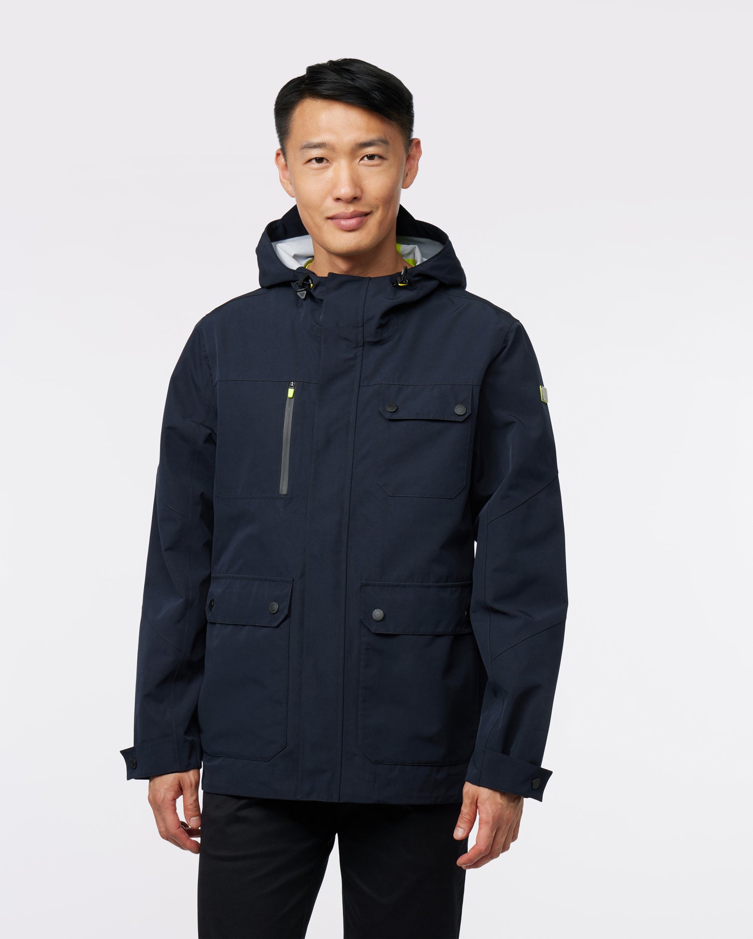 MENS NAVY FORSYTH ANORAK JACKET | PSYCHO BUNNY – Psycho Bunny