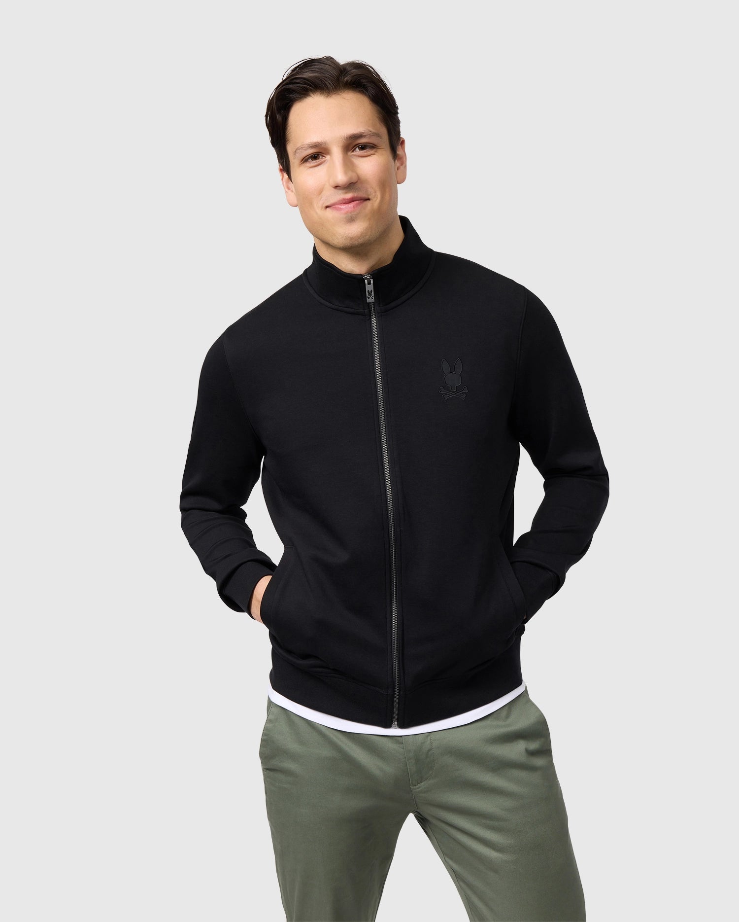 Psycho Bunny Corby Twill Logo Hoodie – Club Uomo Montreal