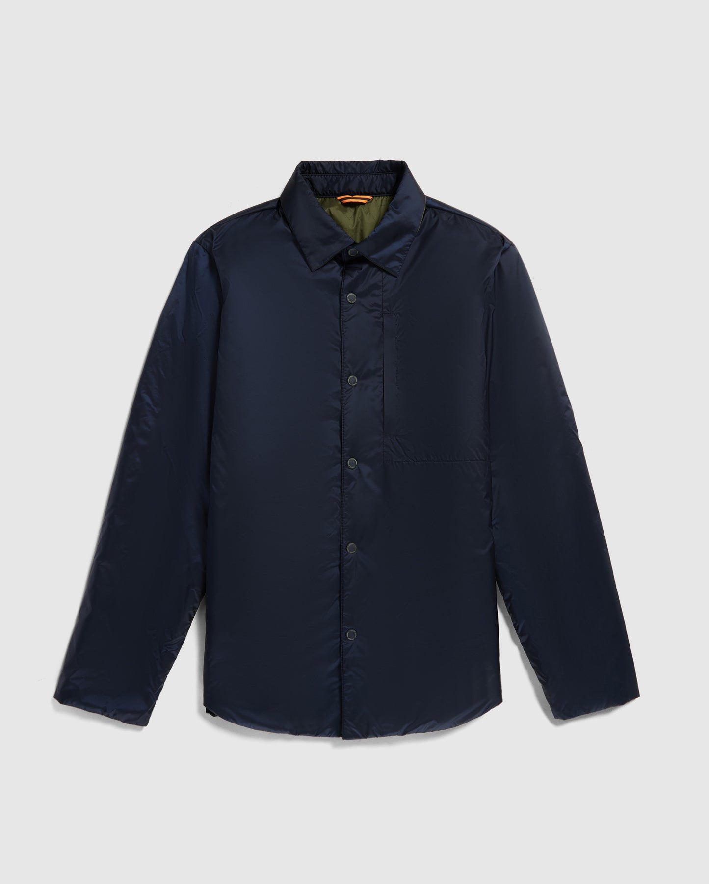 MENS NAVY JACKSON REVERSIBLE PADDED SHIRT JACKET