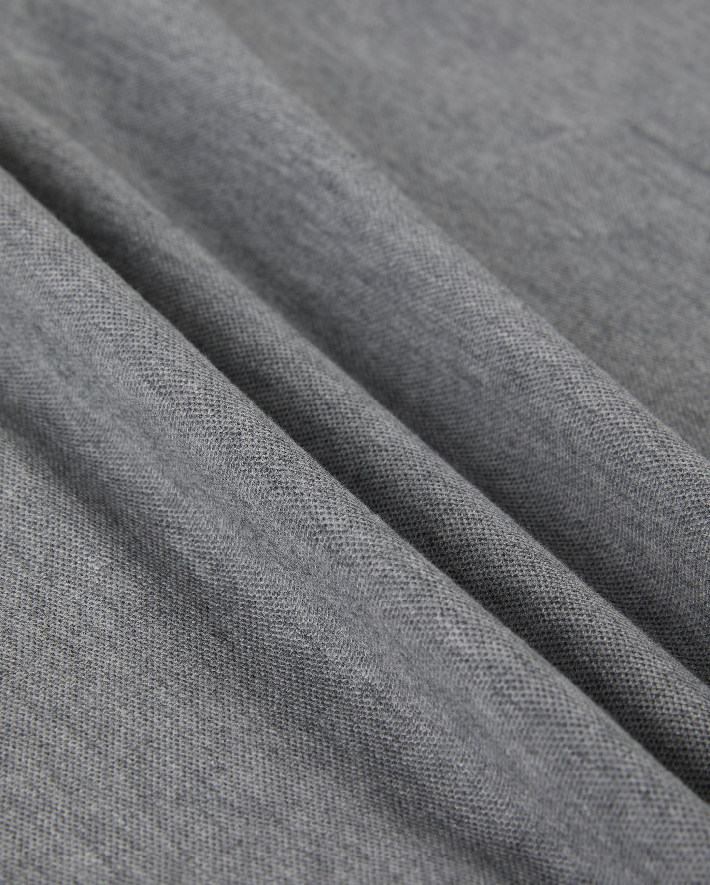 Classic Silvery Grey Wool Jersey Knit