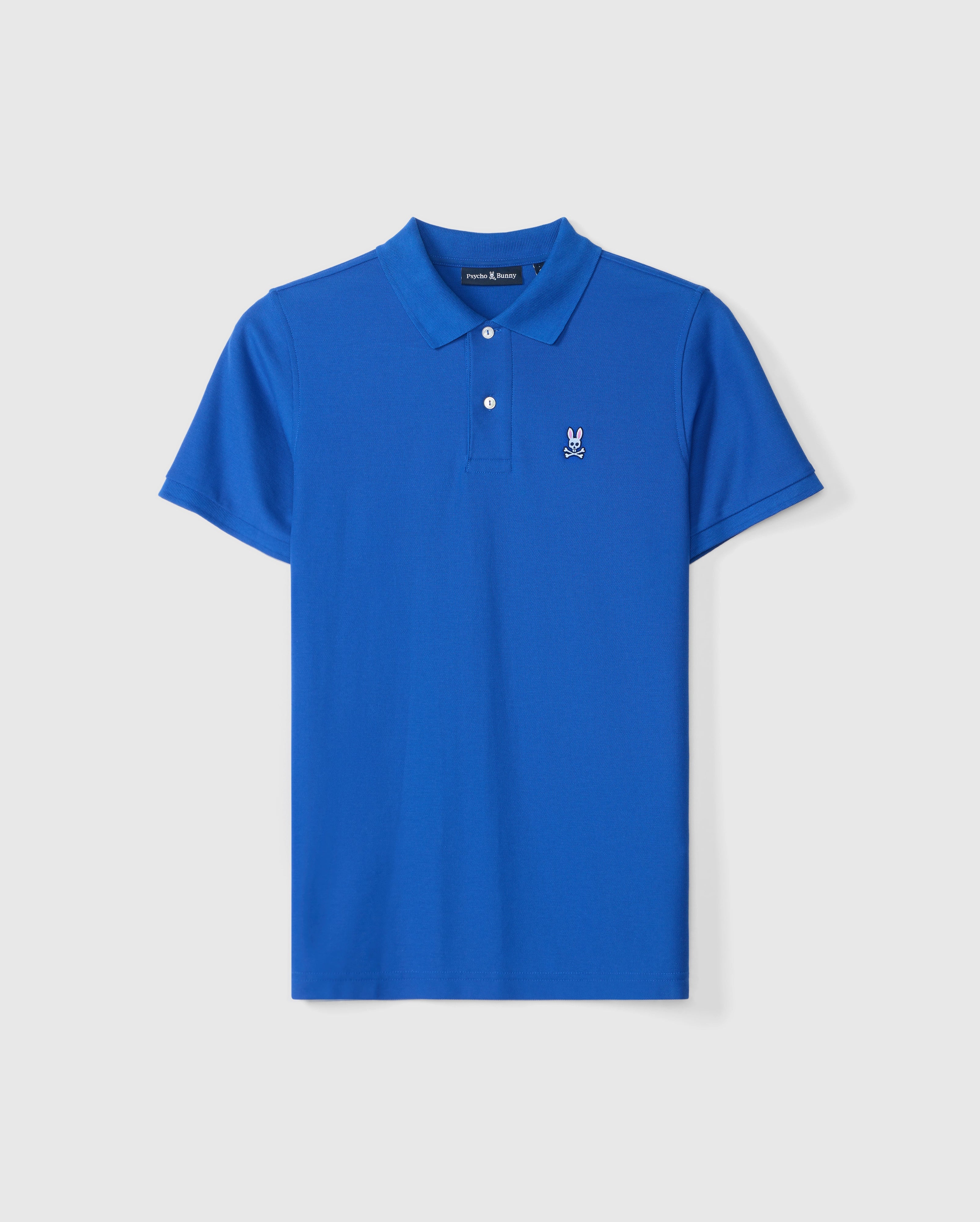 Classic Sapphire Polo for Men Psycho Bunny Apparel