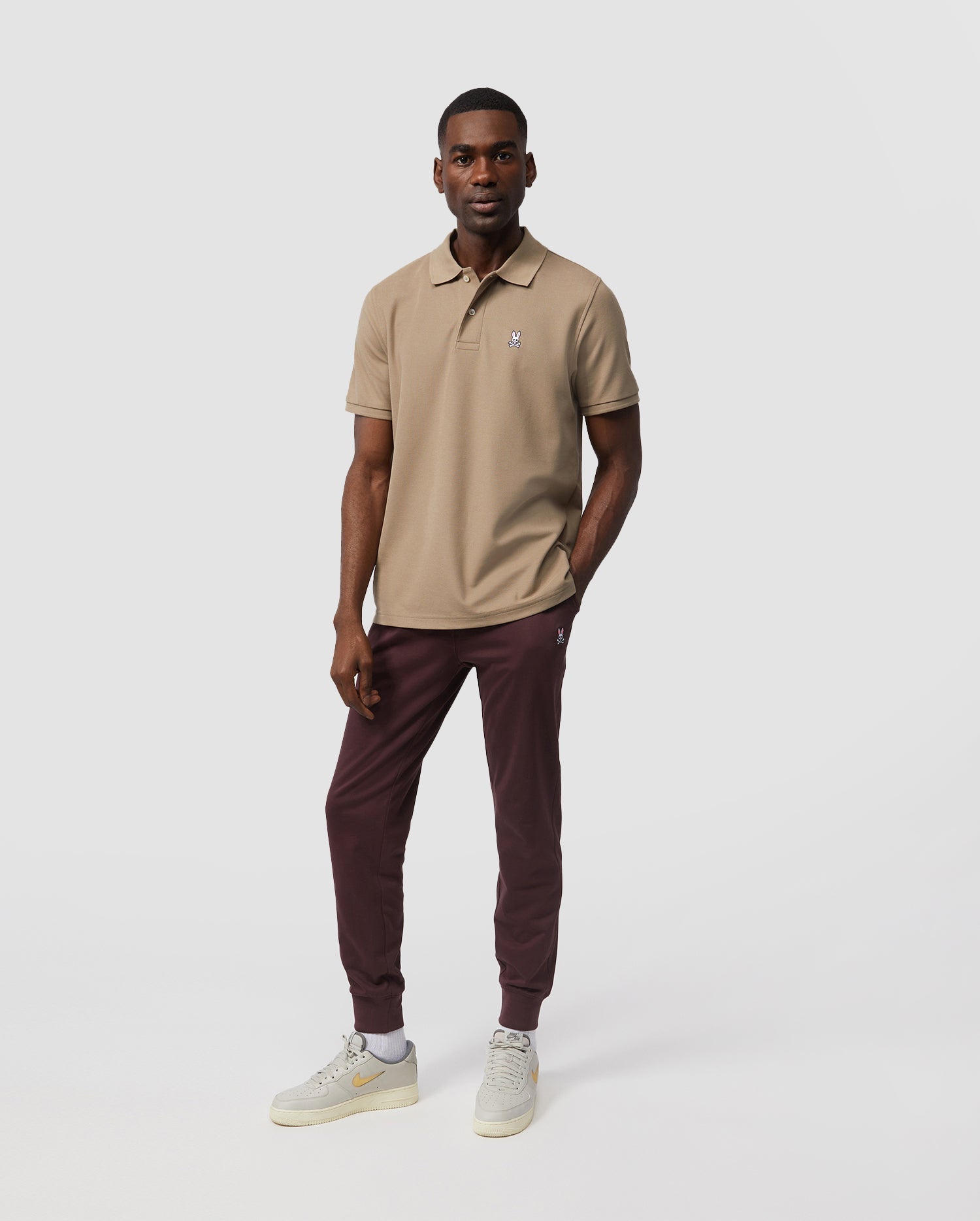 Brown polo pants best sale