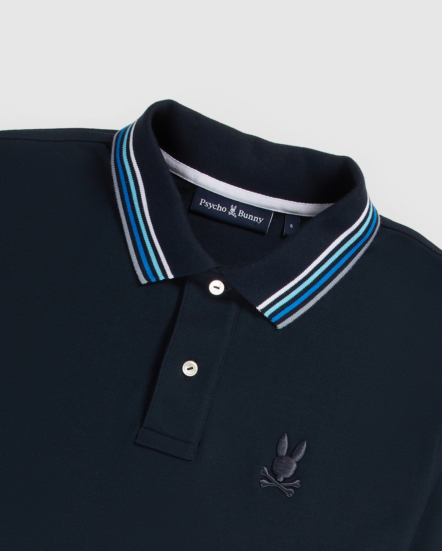 MENS NAVY ATHENS PIQUE POLO | PSYCHO BUNNY – Psycho Bunny