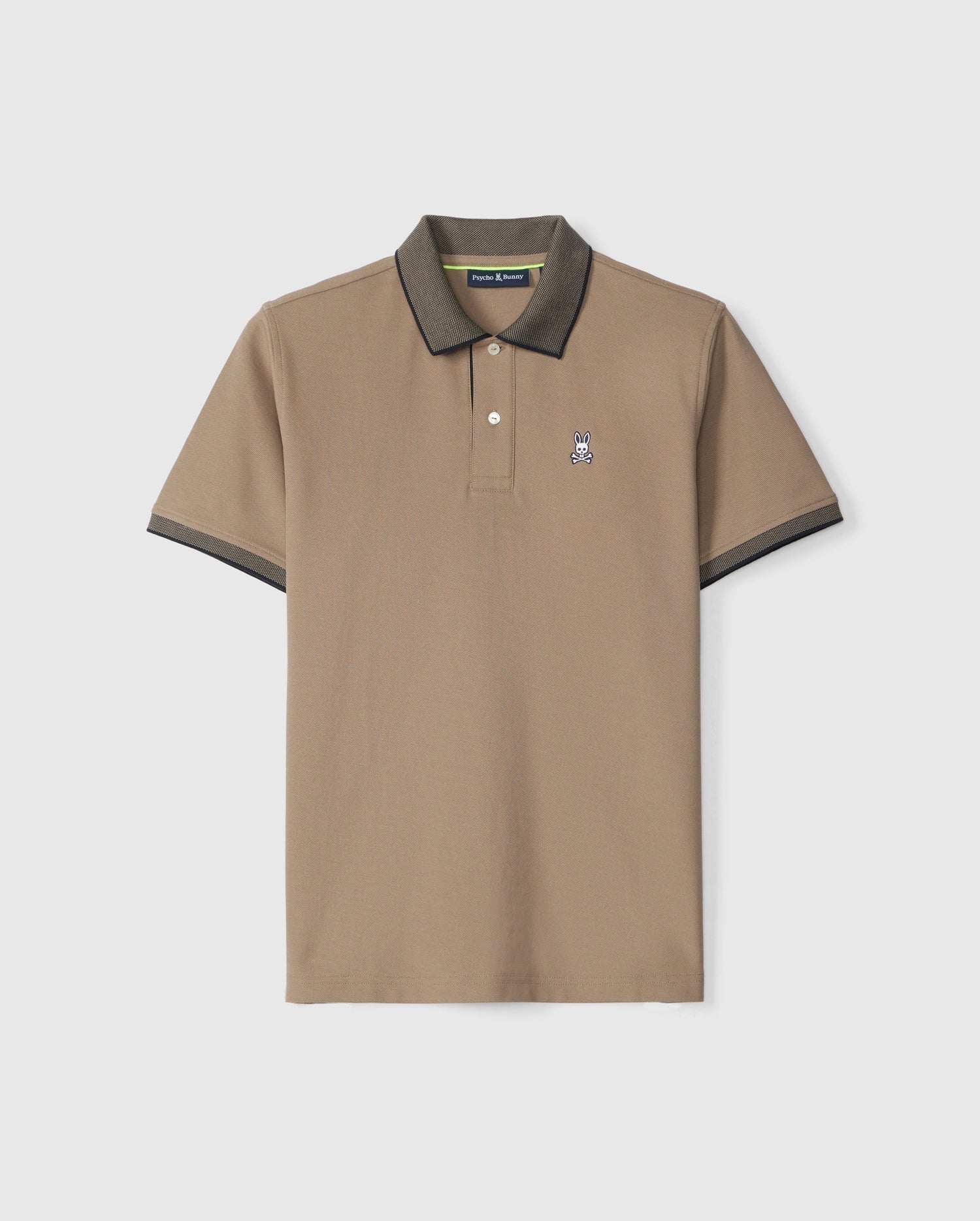 MENS BEIGE SOUTHPORT PIQUE POLO | PSYCHO BUNNY