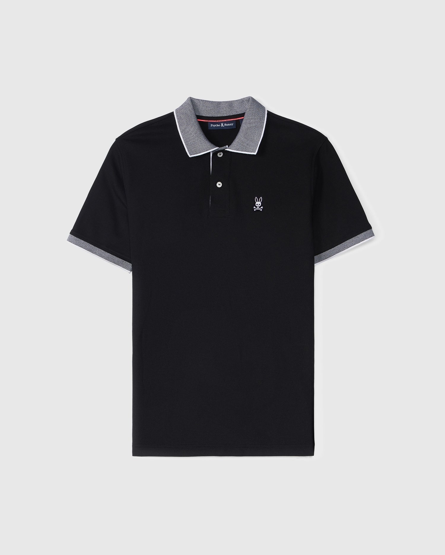 MENS BLACK SOUTHPORT PIQUE POLO PSYCHO BUNNY