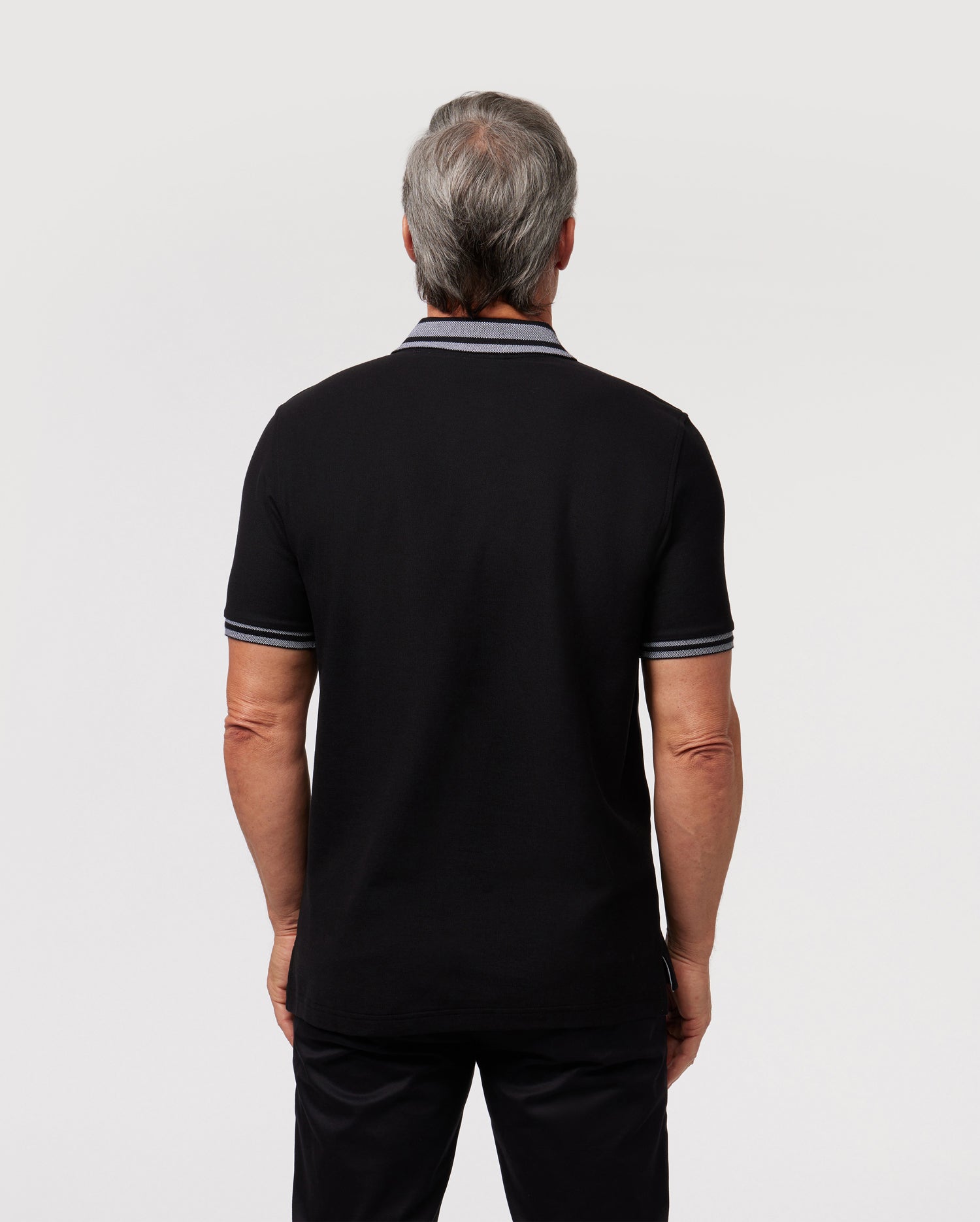 Signature Polo With Embroidery - Luxury Black