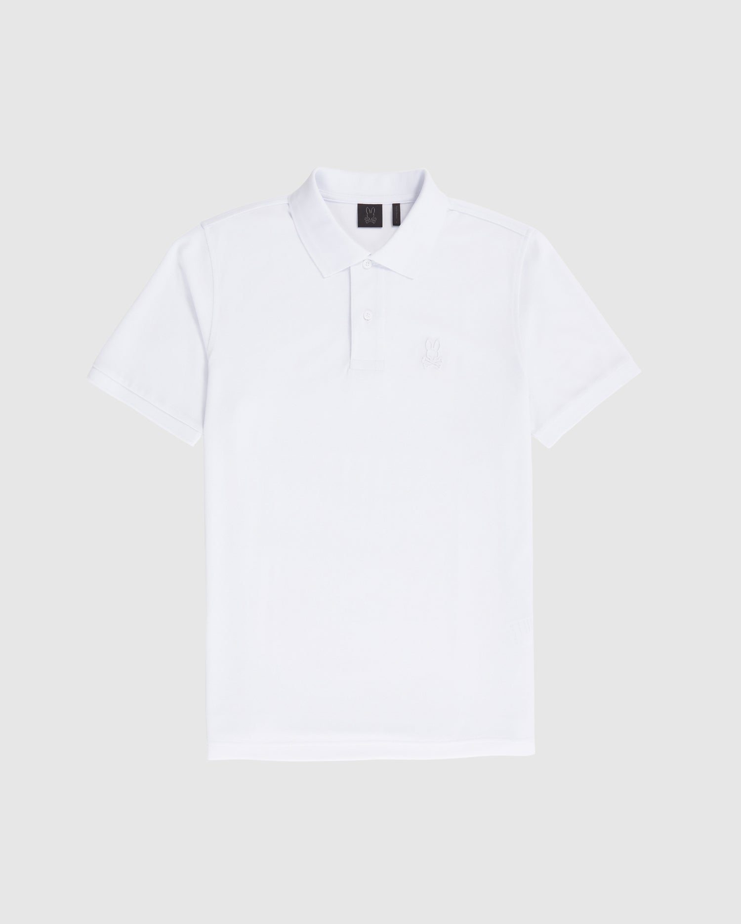 Shop Men's Outline Polo in White | Psycho Bunny