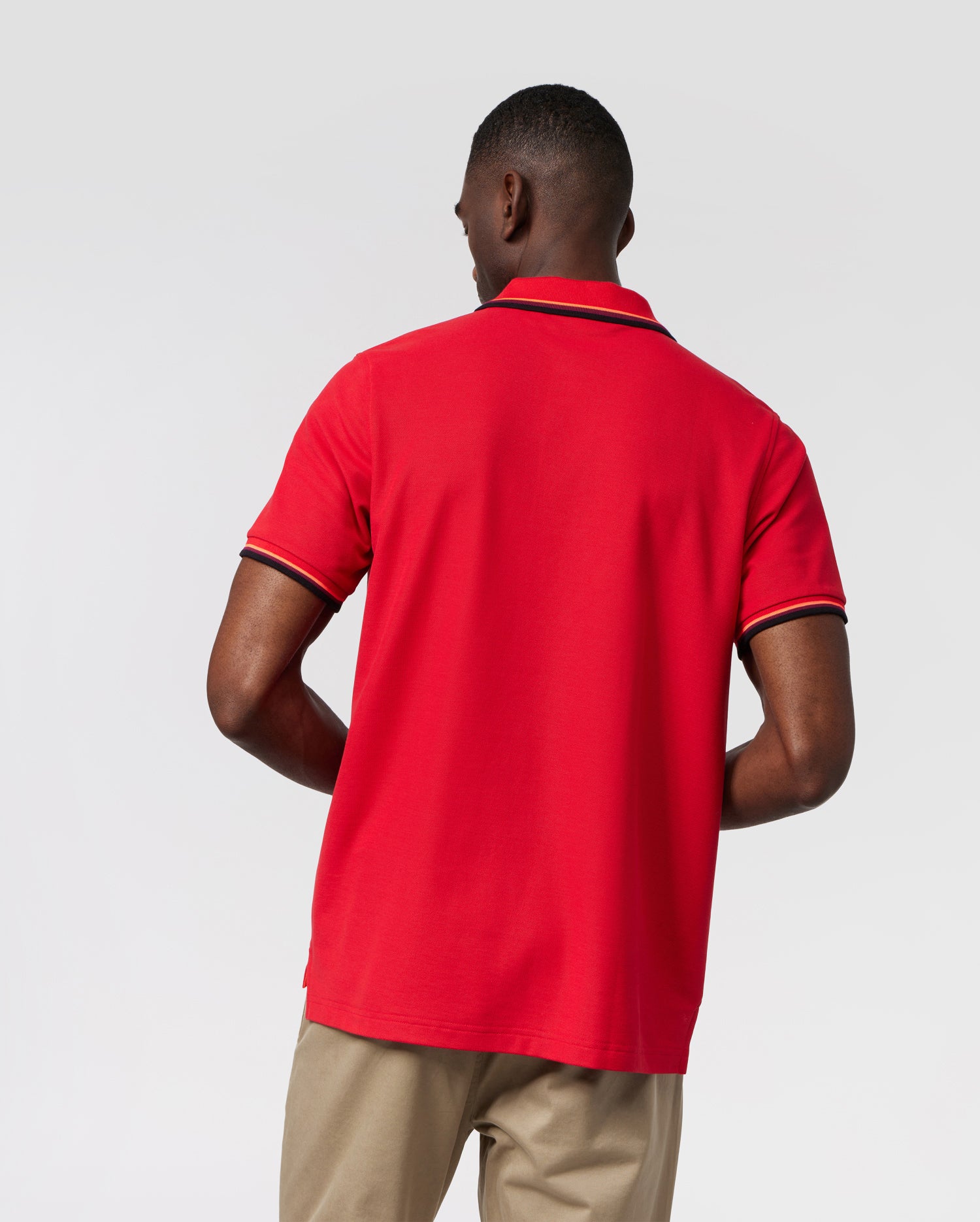 (M) Lacoste Men's Beige Polo Shirt