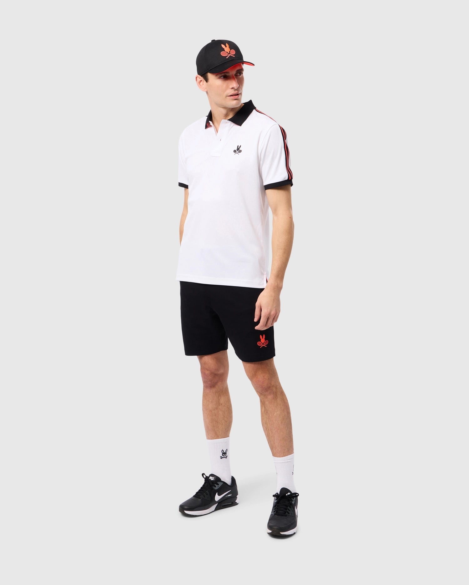 Nike polo with shoe logo best sale