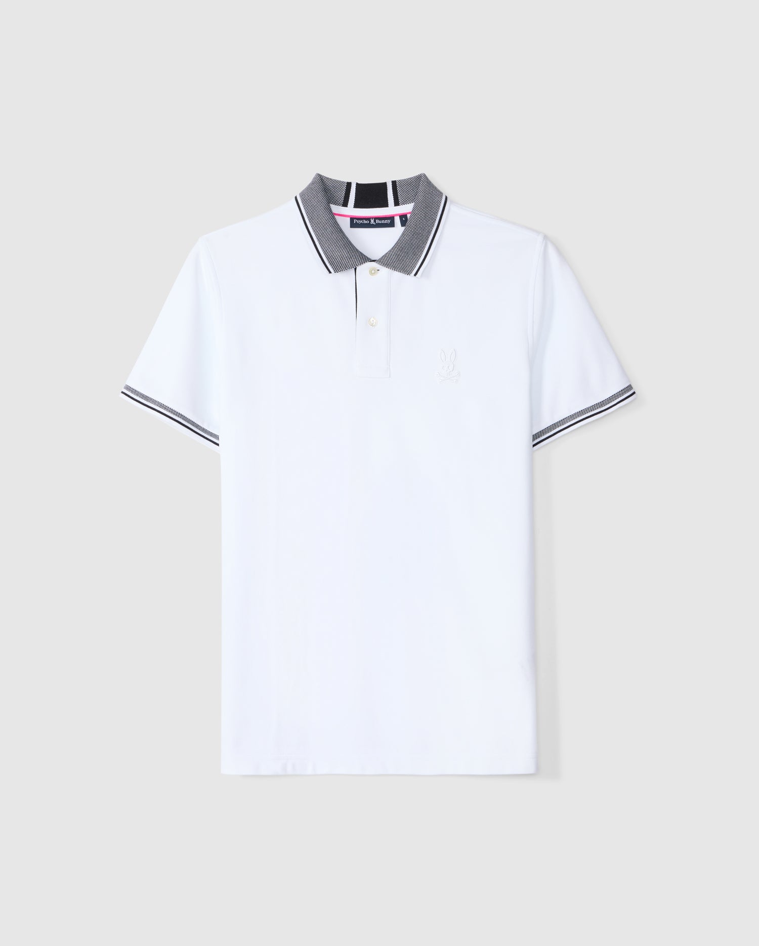 MENS WHITE MALTON PIQUE POLO | PSYCHO BUNNY