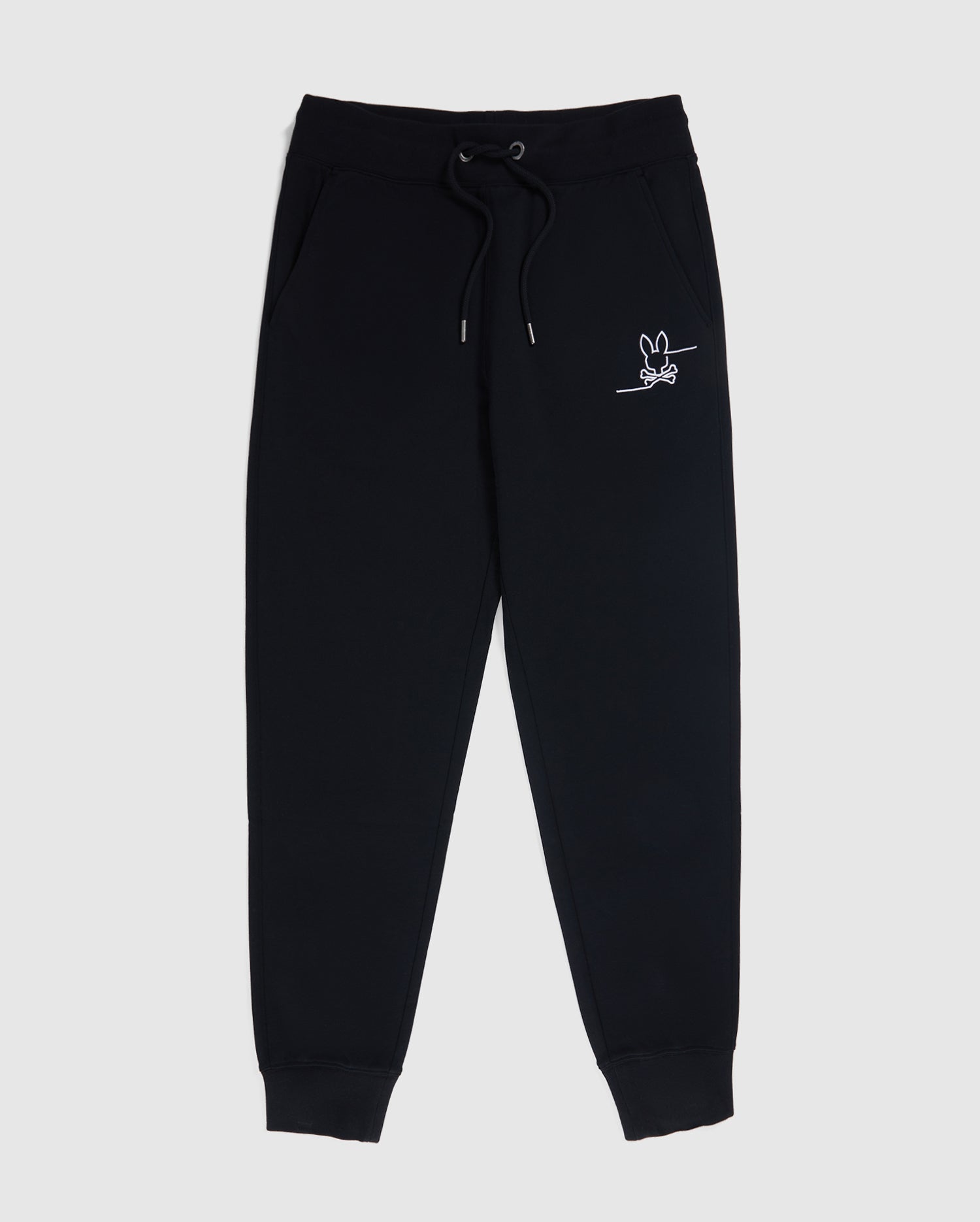 MENS NAVY CHESTER EMBROIDERED SWEATPANT