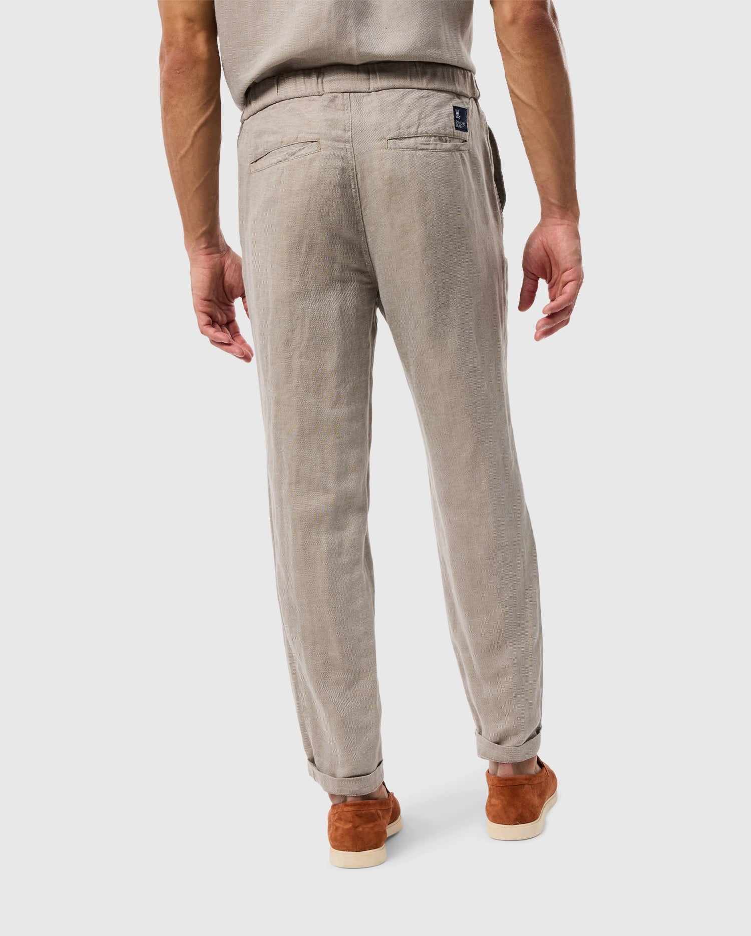 MENS FATE LINEN DRAWSTRING PANT - B6P471C200