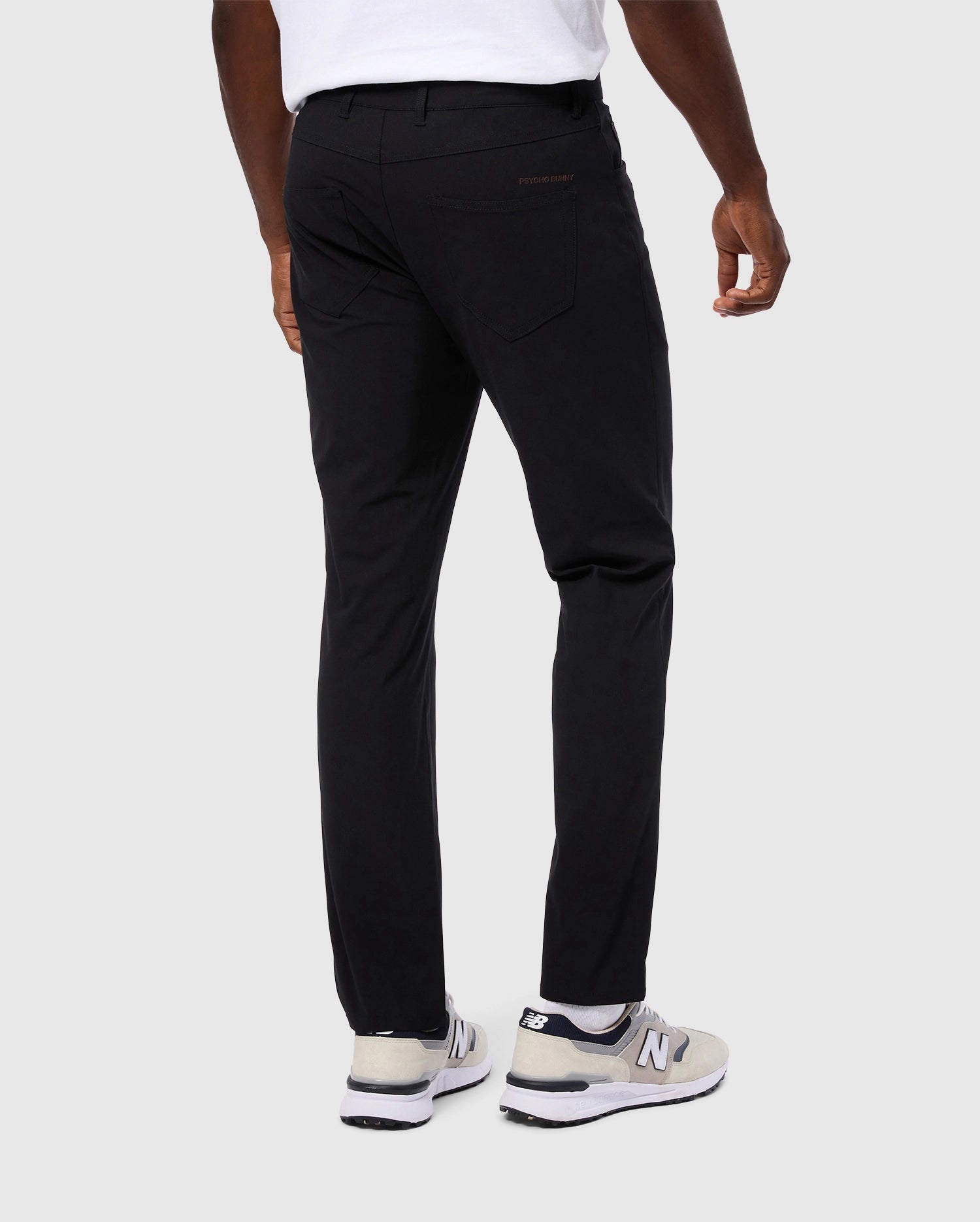 MENS BLACK 10K STEP PANT | PSYCHO BUNNY