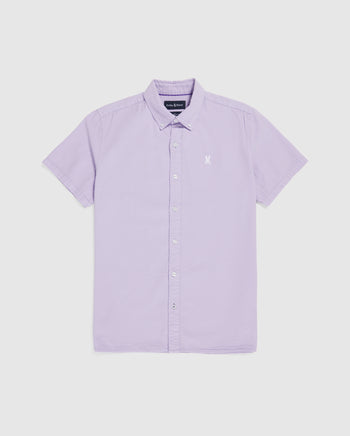 MENS PURPLE ALTON SEERSUCKER SHIRT