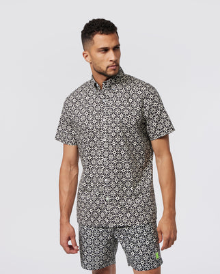 MENS LOS ANGELES SHORT SLEEVE PRINTED SHIRT - B6Q836Z1PC