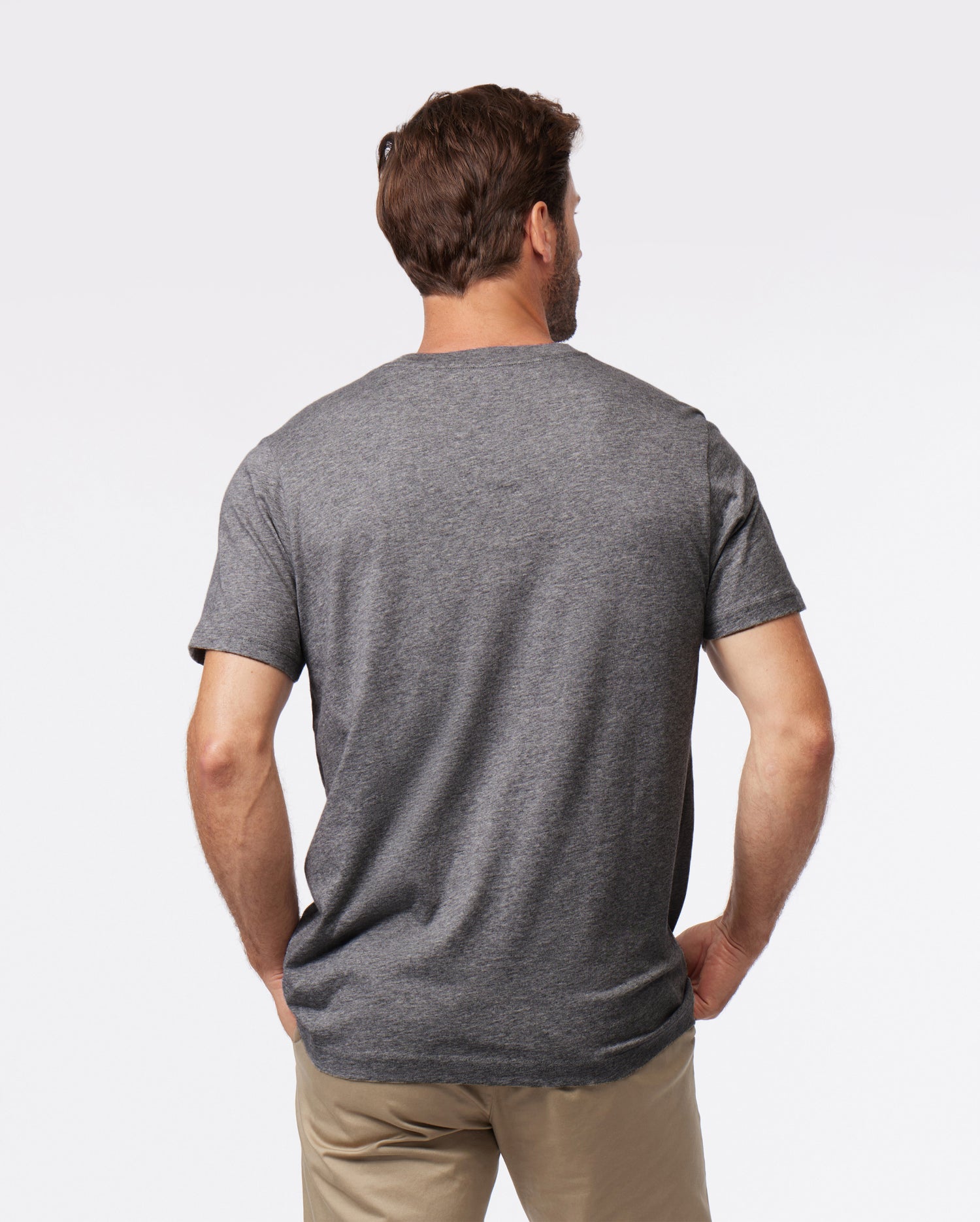 MENS CLASSIC GREY CREW NECK TEE | PSYCHO BUNNY – Psycho Bunny