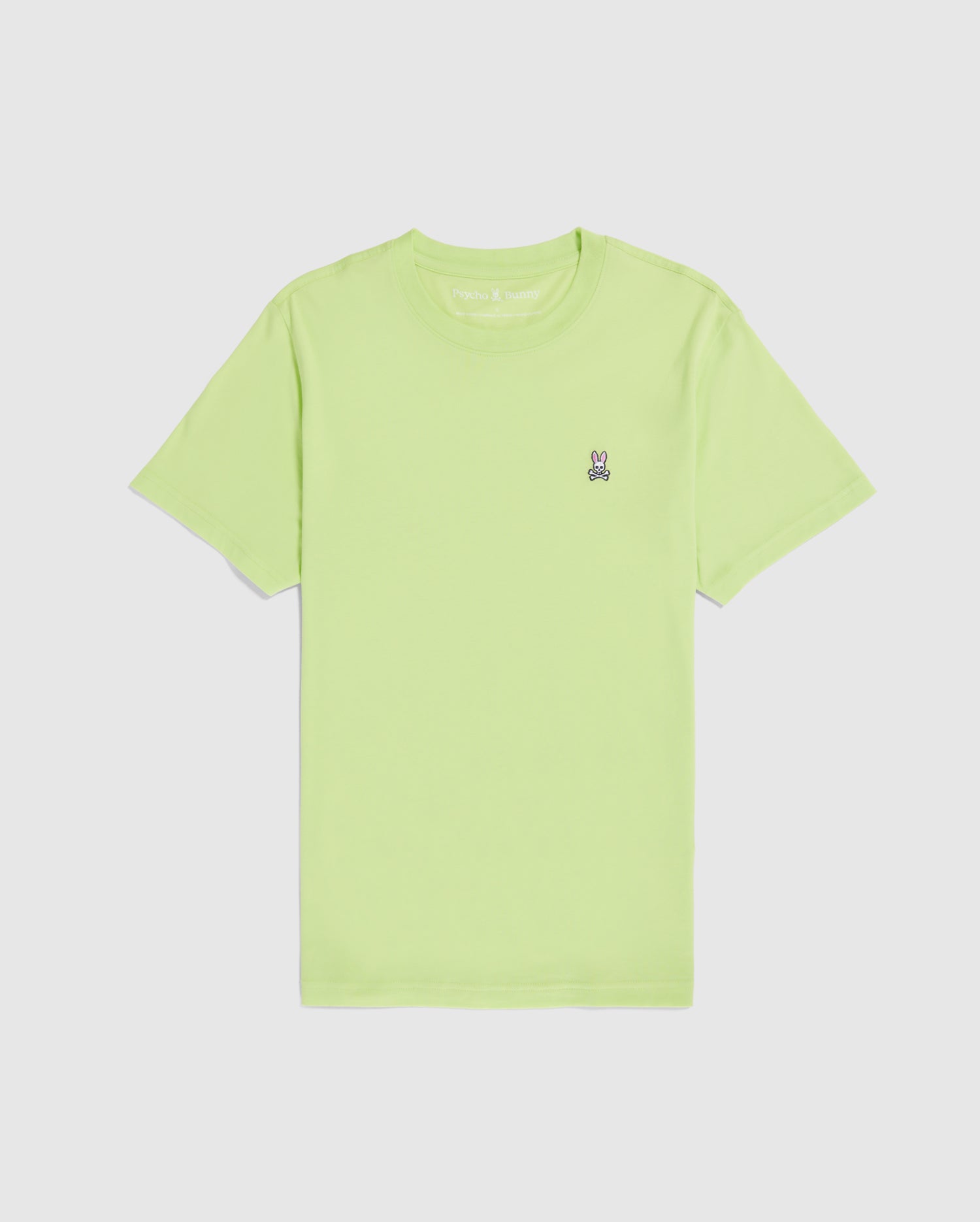 MENS LIME CLASSIC CREW NECK TEE | PSYCHO BUNNY – Psycho Bunny