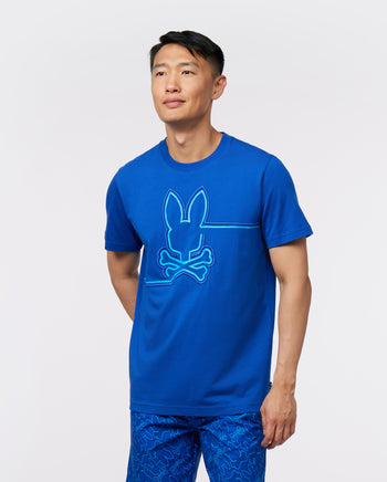 Psycho Bunny Chester Embroidered Graphic Tee