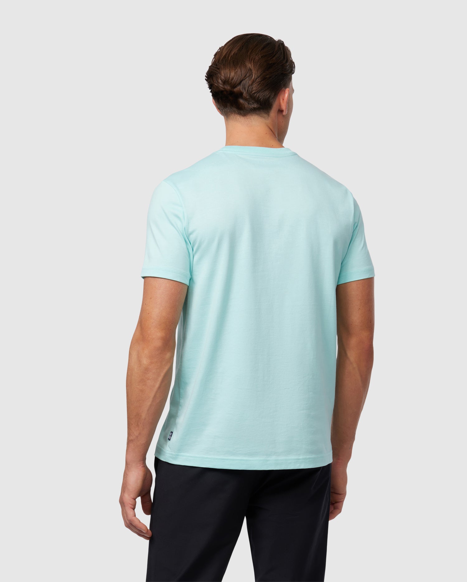 MENS BLUE WINTON EMBROIDERED TEE | PSYCHO BUNNY