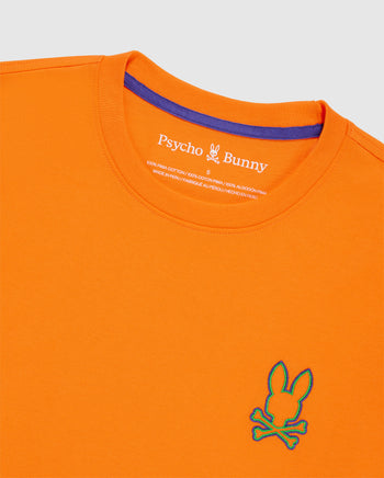 Psycho Bunny Men's Sheffield Tee Festive Orange