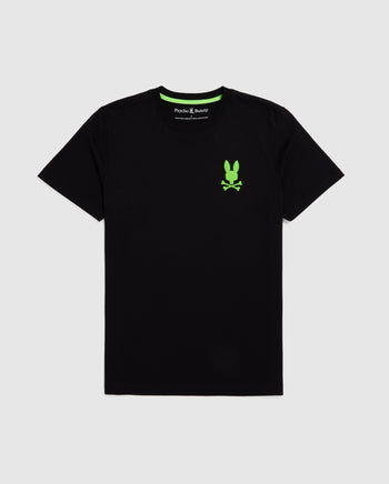 Psycho Bunny Lounge Pocket Tee Black MD at  Men's Clothing store