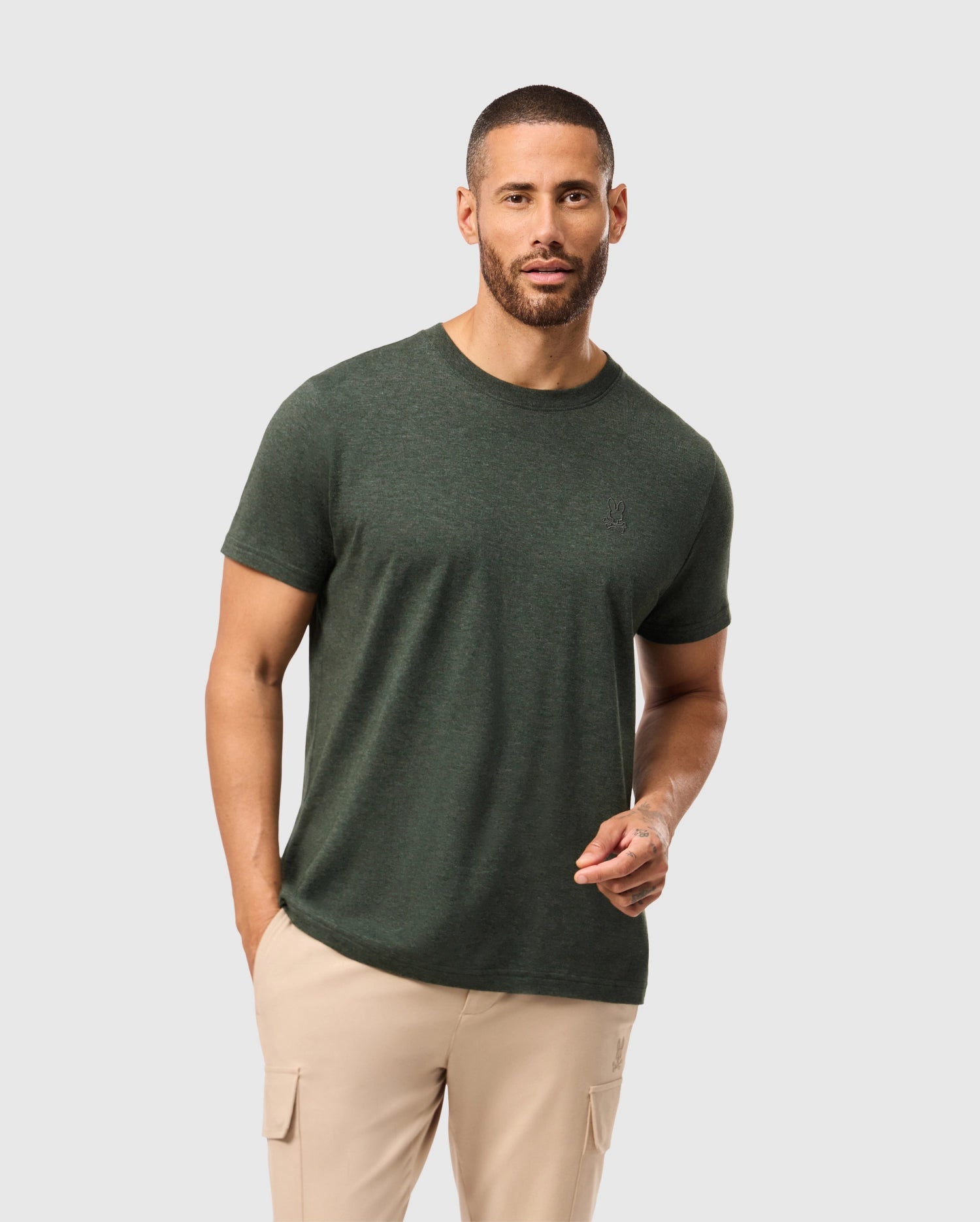 MENS JAMES PREMIUM CREW NECK TEE  - B6U952D200