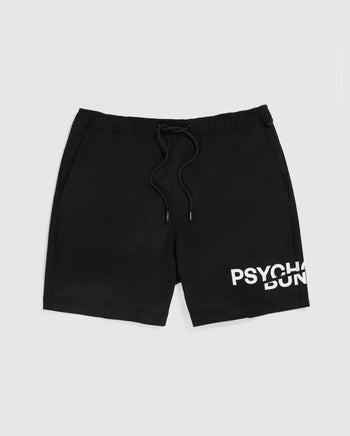 BOSS - Monogram-print swim shorts in quick-drying fabric