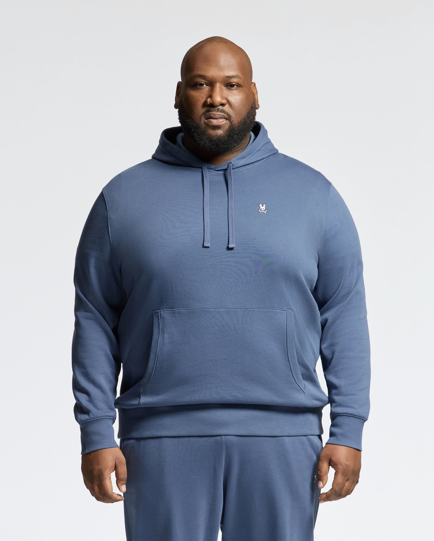 MENS BIG AND TALL LEVY ESSENTIAL FLEECE HOODIE - B9H859D200