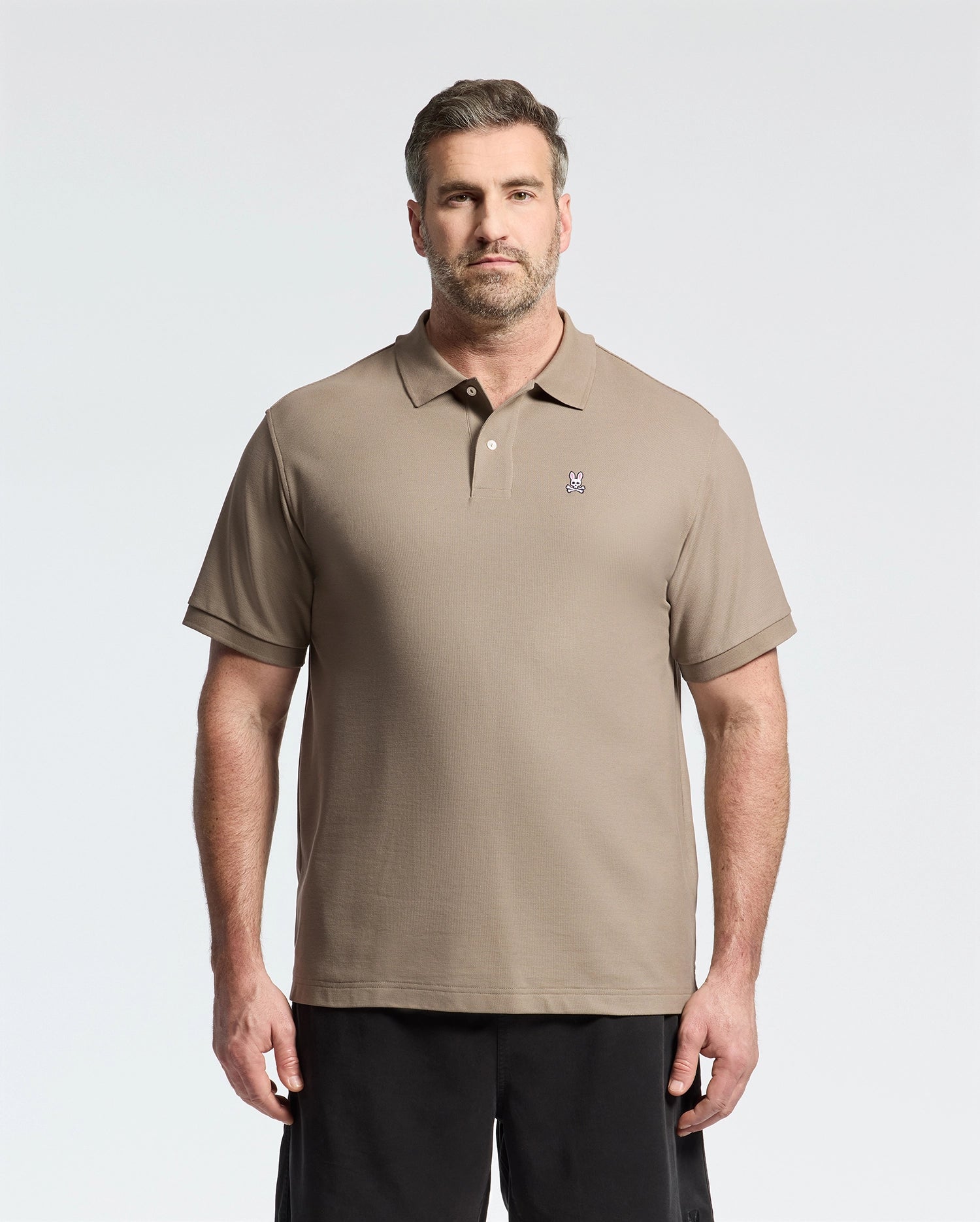 MENS BIG AND TALL CLASSIC PIQUE POLO SHIRT - B9K001CRPC