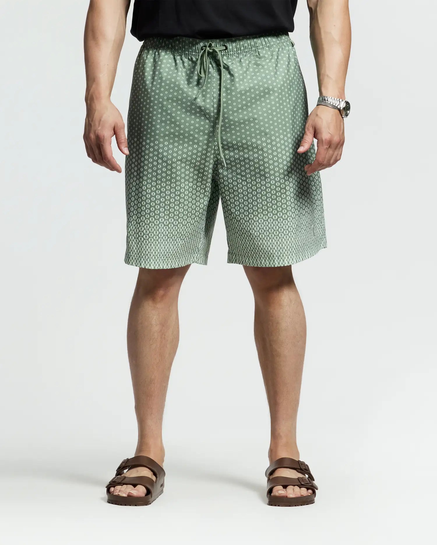 MENS BIG AND TALL BENDIGO PRINTED SWIM TRUNK - B9W619F200