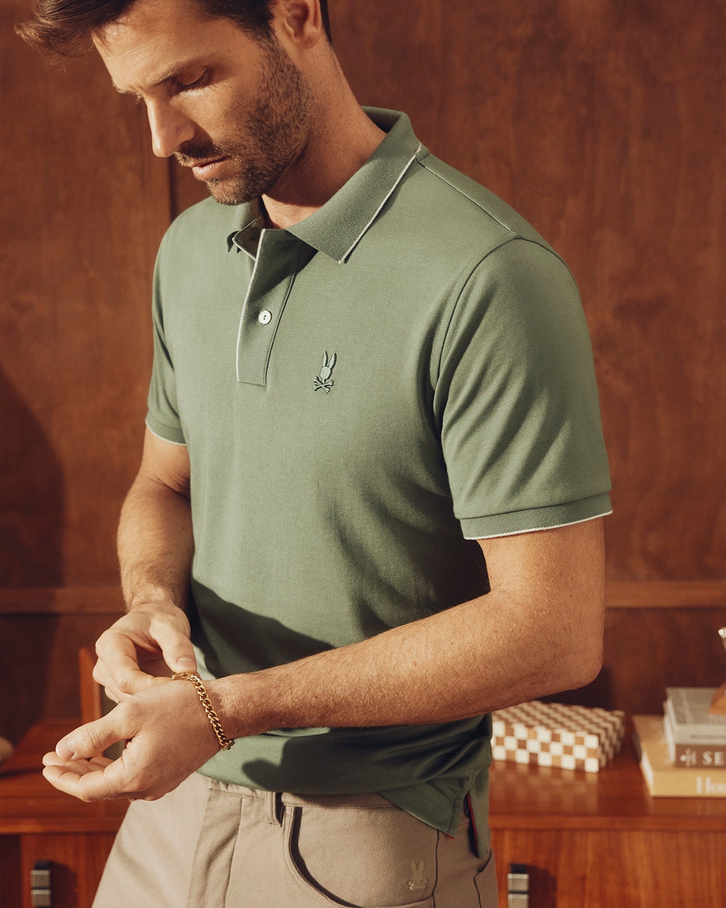 MENS BRYCE PERFOMANCE PIQUE POLO - B6K486F200