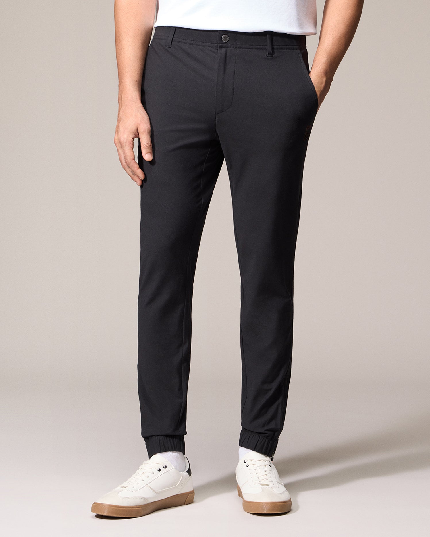 Buy U.S. Polo Assn. Men Grey Slim Fit Solid Formal Trousers - Trousers for  Men 7148144 | Myntra