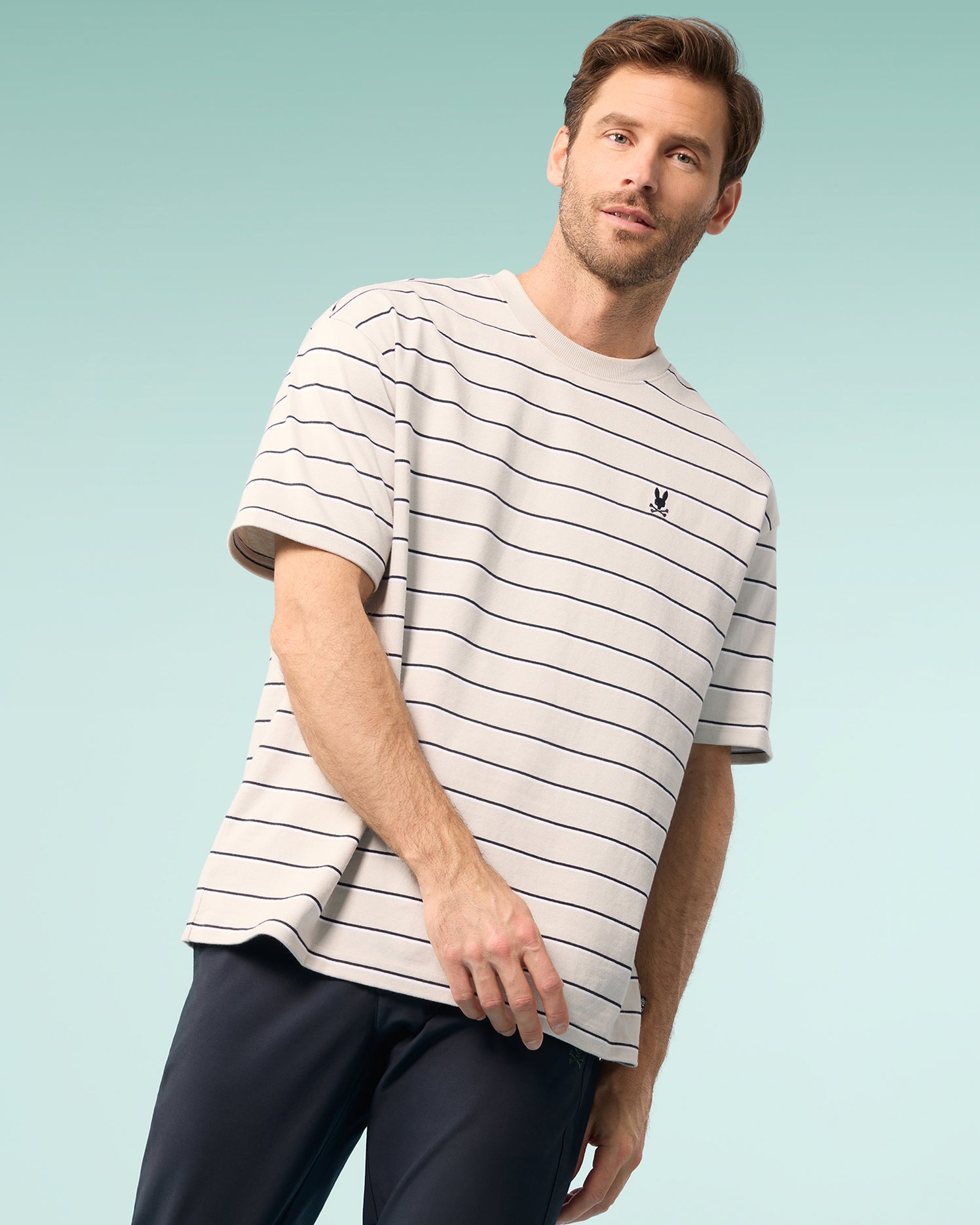 Topshop casual oversized cornat stripe shirt