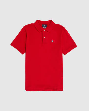 The Cotton Company Men's Luxury Polo Tshirts-Red
