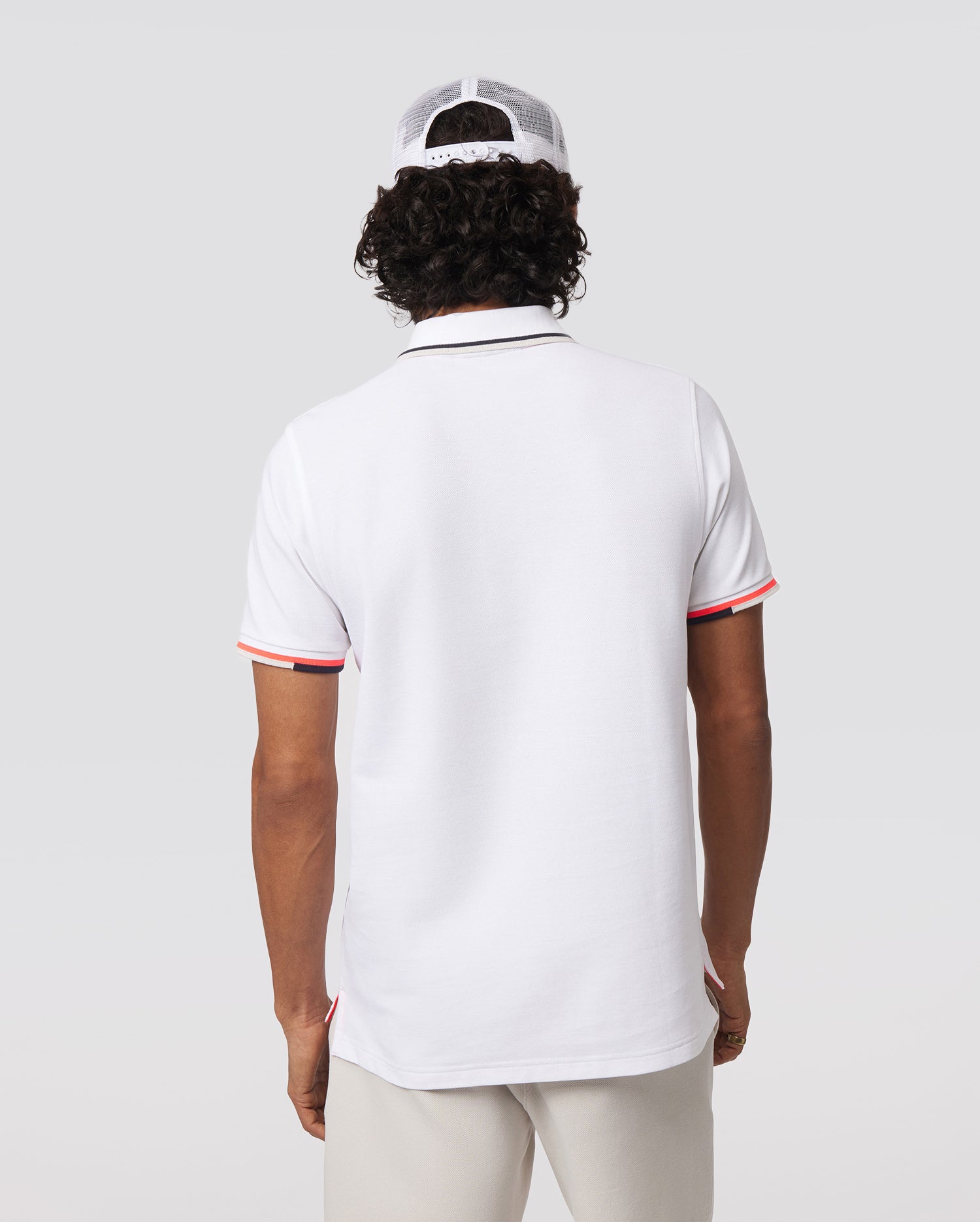 MENS WHITE STAFFORD PIQUE POLO | PSYCHO BUNNY